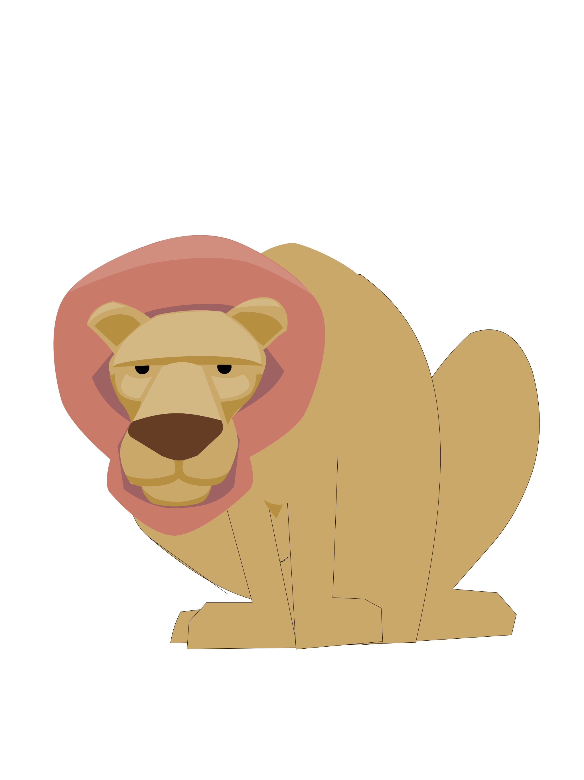 stop lion